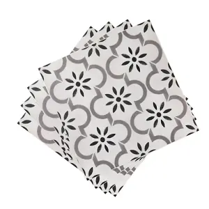 Quadrostyle Marta Wall and Floor Tile Vinyl Stickers 30cm(L) 30cm(W) pack of 4