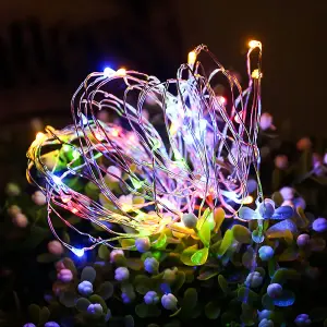 10M Fairy String Lights,RGB,powered by 3 AA batteries