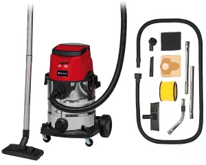 Einhell Cordless Wet And Dry Vacuum Cleaner 150mbar 25L 36V Power X-Change TE-VC 36/25 Li S - Body Only