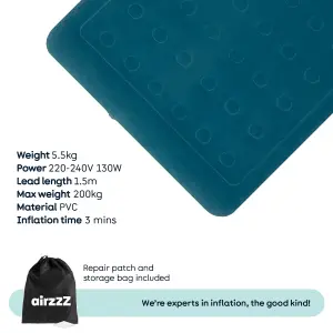 SLUMBERPLUS SELF INFLATING DOUBLE AIR BED