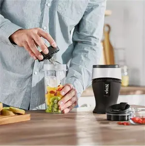 Ninja QB3001UKS Smoothie Maker, Black/Silver