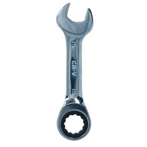 15mm Stubby Ratchet Combination Spanner Metric Wrench 72 Teeth SPN08