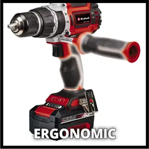 Einhell Cordless Combi Drill 60Nm 18V Brushless Power X-Change With 2 Batteries Charger Case TP-CD 18/60 Li-i BL