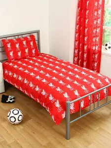 Liverpool FC Pulse Single Duvet Cover and Pillowcase Set