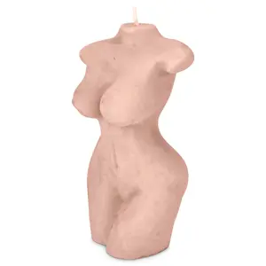 Peony Blush Desire Full Body Female Figure Candle