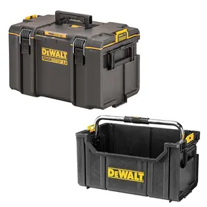 Dewalt Toughsystem 2.0 DS280 Tote Tool Box + DS400 Stackable Organiser Toolbox