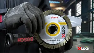 2 X Bosch XLOCK Pro Universal Grinder Diamond Blade High Speed 4.5" 115mm x 22mm