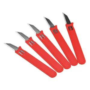 Sealey Trim Blade 5 Pieces Disposable With Safety Cover Hand Tool AK2963