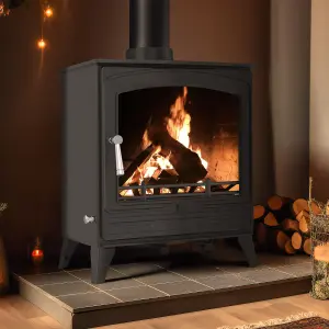 8.5kW Steel Eco Solid Multifuel Wood Burning Stove