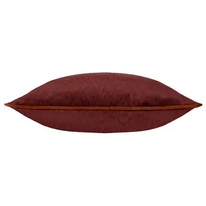 Throw Pillow Cover Marsala Red / Rectangular / 30cm H x 60cm W x 1cm D