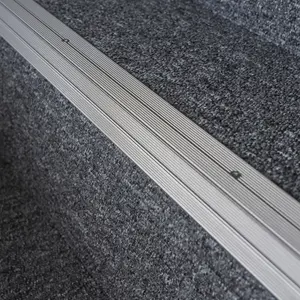 Anodised aluminium anti non slip stair edge nosing trim 900mm x 35mm x 35mm A34 inox