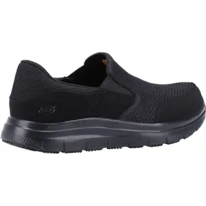 Skechers McAllen Wide Slip Resistant Occupational Shoe Black