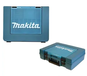 Makita 18v Tool Storage Carry Case Toolbox For Twin Pack Inc Organiser In Lid