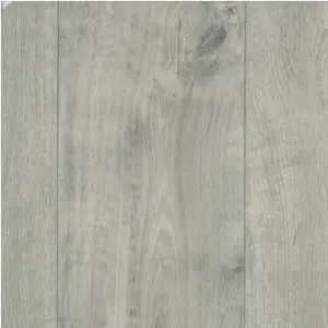 Grey Wooden Effect Anti-Slip Contract Commercial Heavy-Duty Vinyl Flooring with 3.8mm Thickness-15m(49'2") X 3m(9'9")-45m²