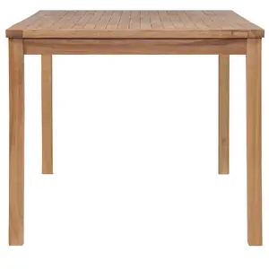 Berkfield Garden Table 150x90x77 cm Solid Teak Wood