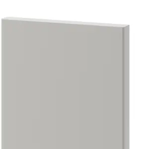 GoodHome Stevia Matt pewter grey Slab Highline Cabinet door (W)150mm (H)715mm (T)18mm