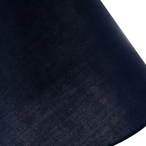 12 Midnight Blue Cotton Coolie Lampshade Suitable for Table Lamp or Pendant