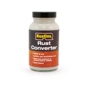 Rustins Rust Convertor 250ml - Inhibits and neutralises rust