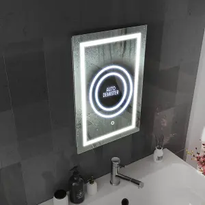 Harper & Harlow 400x600 Cassio LED Illuminated Bathroom Mirror