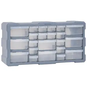 Berkfield Multi-drawer Organiser with 22 Drawers 49x16x25.5 cm