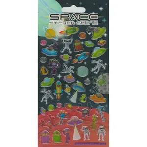 Paper Projects Space Sticker Sheet Multicoloured (One Size)