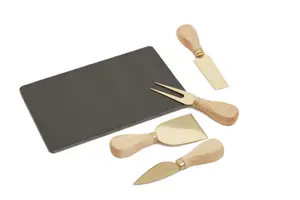 Maison by Premier Carter 4Pc Gold Finish Cheese cutter Set