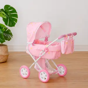 Teamson Kids Twinkle Stars Princess Deluxe Baby Doll Stroller