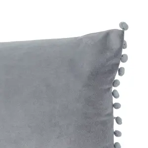 GoodHome Valgreta Grey Rectangular Indoor Cushion (L)30cm x (W)500cm