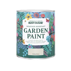 Rust-Oleum Portland Stone Matt Multi-surface Garden Paint, 750ml Tin