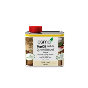 Osmo Clear Satin Worktop oil, 500ml