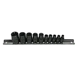 K Tool External Torx Socket Set 1/4 & 3/8Dr E4- E18 Heavy Duty 10Pc