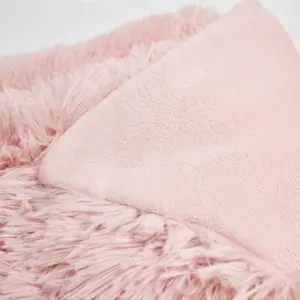 Fluffy Throw Over Sofa Bed Fleece Blanket