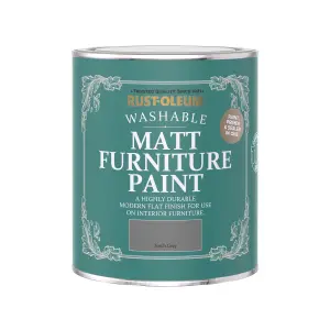 Rust-Oleum Torch Grey Matt Multi-room Furniture paint, 750ml