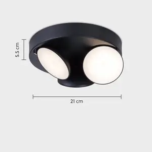 Harper Living 3 light LED Spot Light, Black