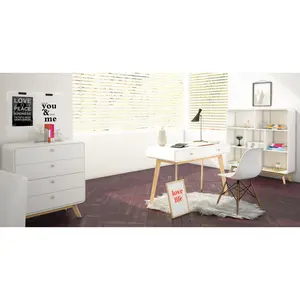 Justine Writing Desk White