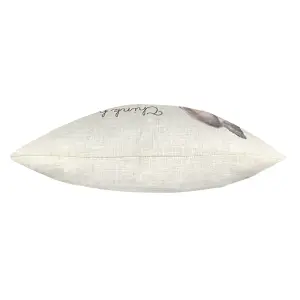 Evans Lichfield Woodland Hare Thoughts Hare Happy Thoughts Feather Rich Cushion