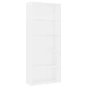 Rian Bookcase White / 189cm H x 80cm W x 30cm D