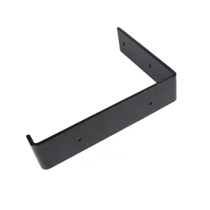 Hammer & Tongs Scaffold Board Iron Shelf Bracket - D235mm - Black - Pack of 4