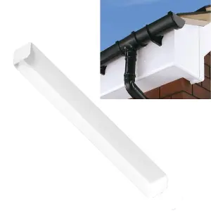 White Fascia Board 90 Degree External Corner Trim