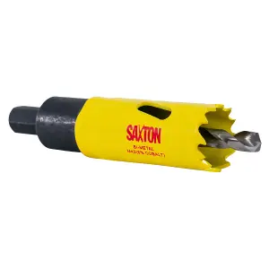 Saxton HSS Hole Saw M42 Bi-Metal 8% Cobalt Heavy Duty with Arbor (14mm - 230mm) - 30mm (1.3/16") + Arbor