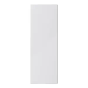 GoodHome Stevia Gloss grey Slab Highline Cabinet door (W)250mm (H)715mm (T)18mm