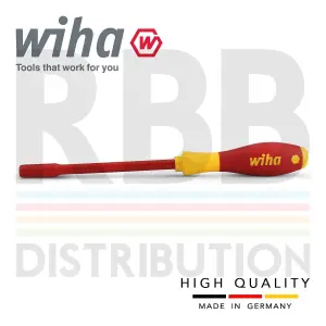 Wiha Hex Driver Screwdriver 1000v VDE Electrician 5mm Hex SoftFinish grip 00855