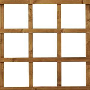 Forest Garden 6ft Square European softwood Trellis panel (W)183cm x (H)183cm