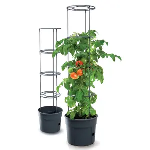 URBN GARDEN Height 300mm Tomato Grower Tower Plastic Home Indoor/Outdoor Plant Veg Flower Pot