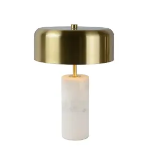 Lucide Mirasol Vintage Table Lamp 25cm - 3xG9 - White