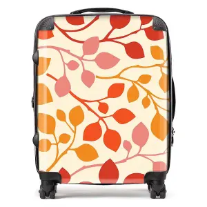 Colorful Autumn Leaves Suitcase - Large