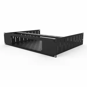 Penn Elcom 2U Vented Rack Shelf & Magnetic Faceplate For XBOX One S R1498/2UK-XBOX1S