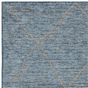 Teal Geometric Modern Rug Easy to clean Living Room and Bedroom-160cm X 230cm