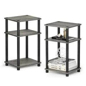 Colwyn 2 Piece Side Table Set French Oak Grey