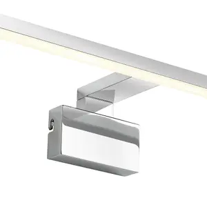 Nordlux Marlee 3000K Bathroom Wall Light in Chrome 50cm Width